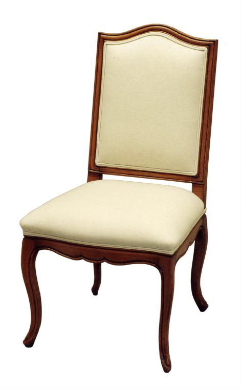 Timber frame upholstered side chair