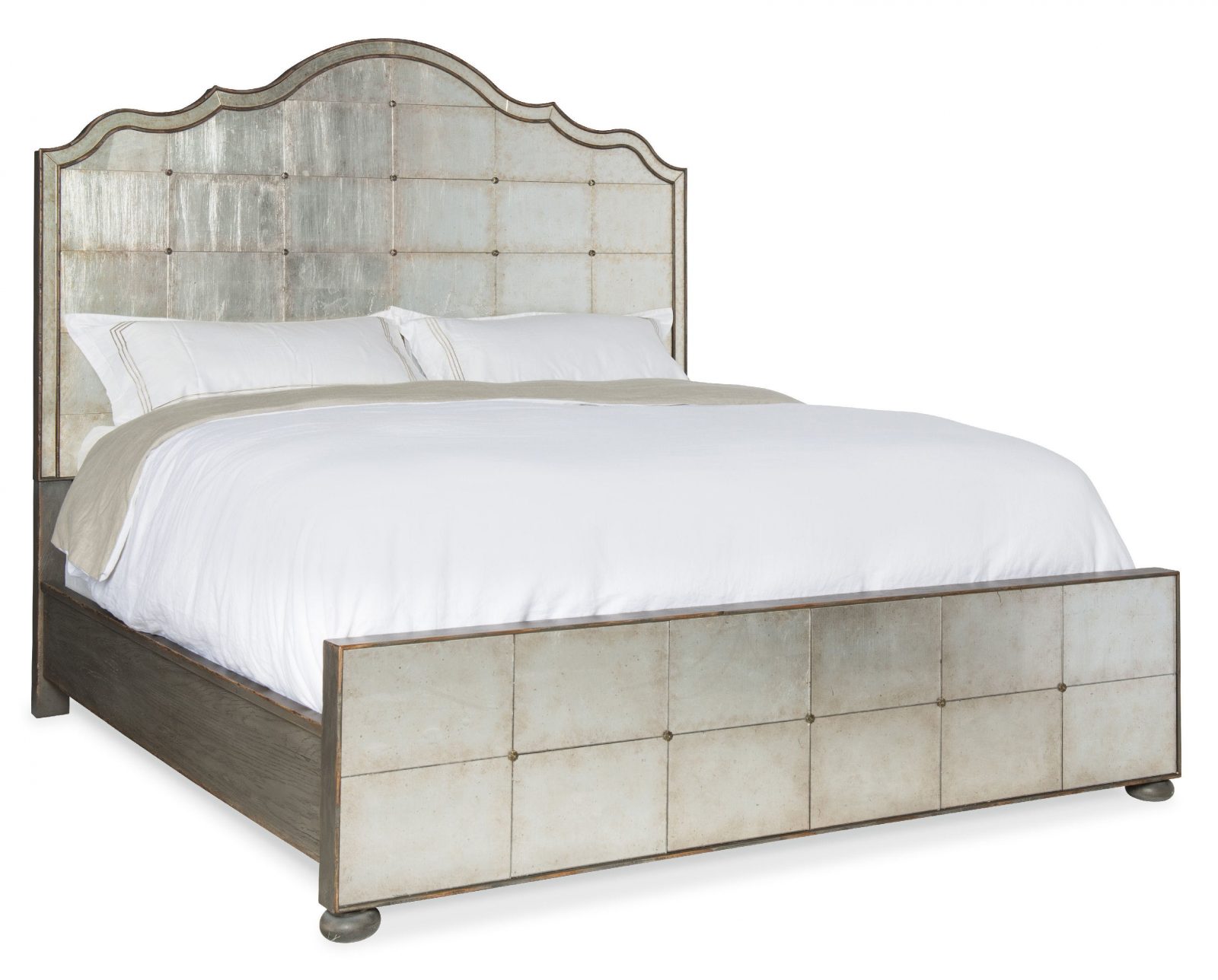 Arabella Mirrored panel bed