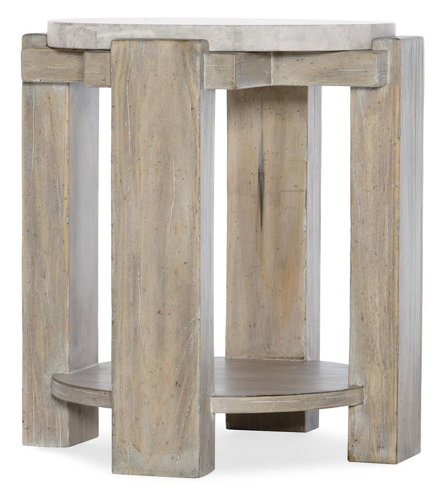 Amani round end table