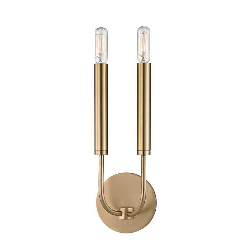 Gideon wall sconce – Aged brass