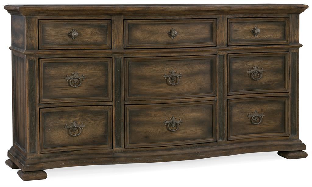Hill Country Nine drawer dresser
