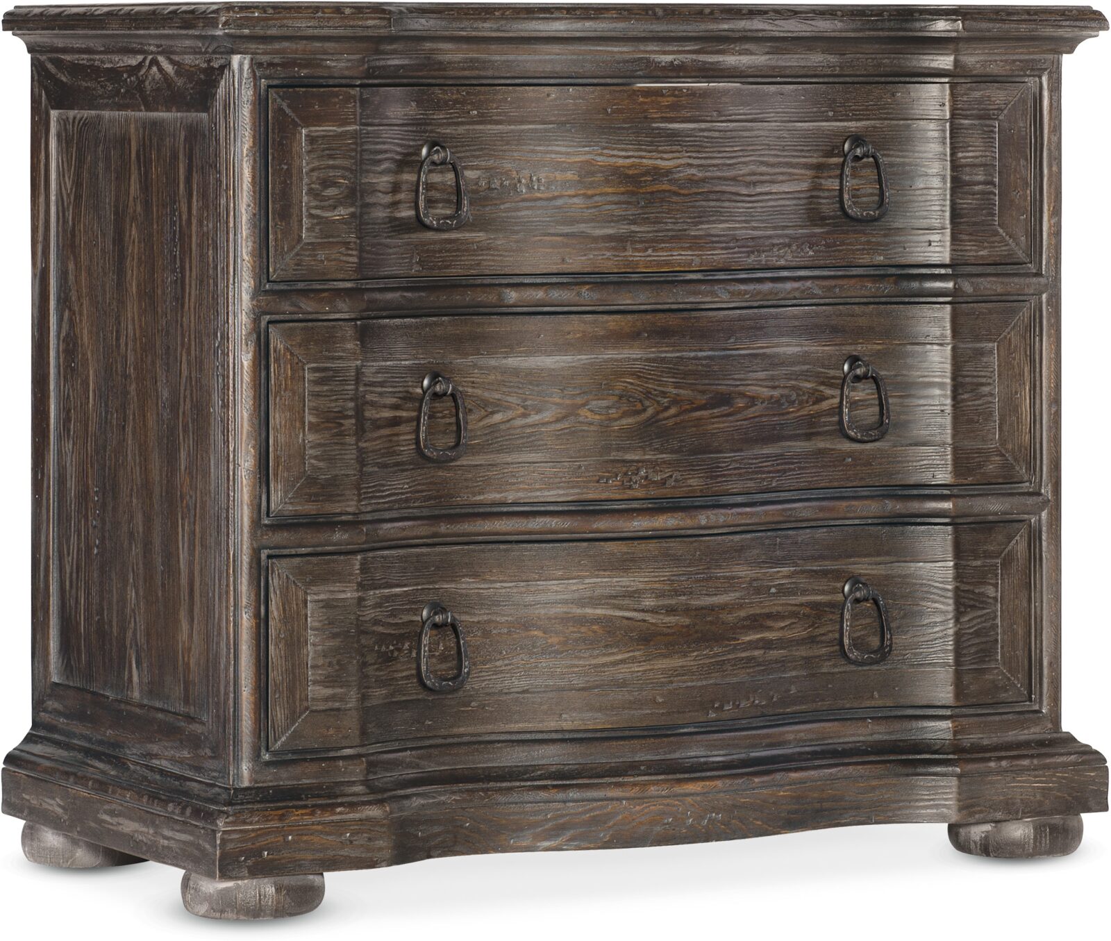 Traditions Three drawer nightstand