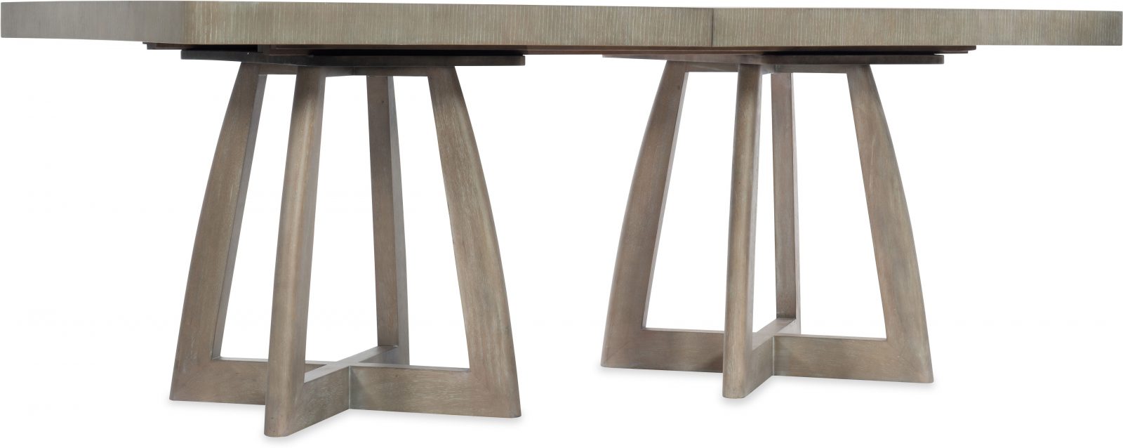 Affinity Rectangular pedestal dining table