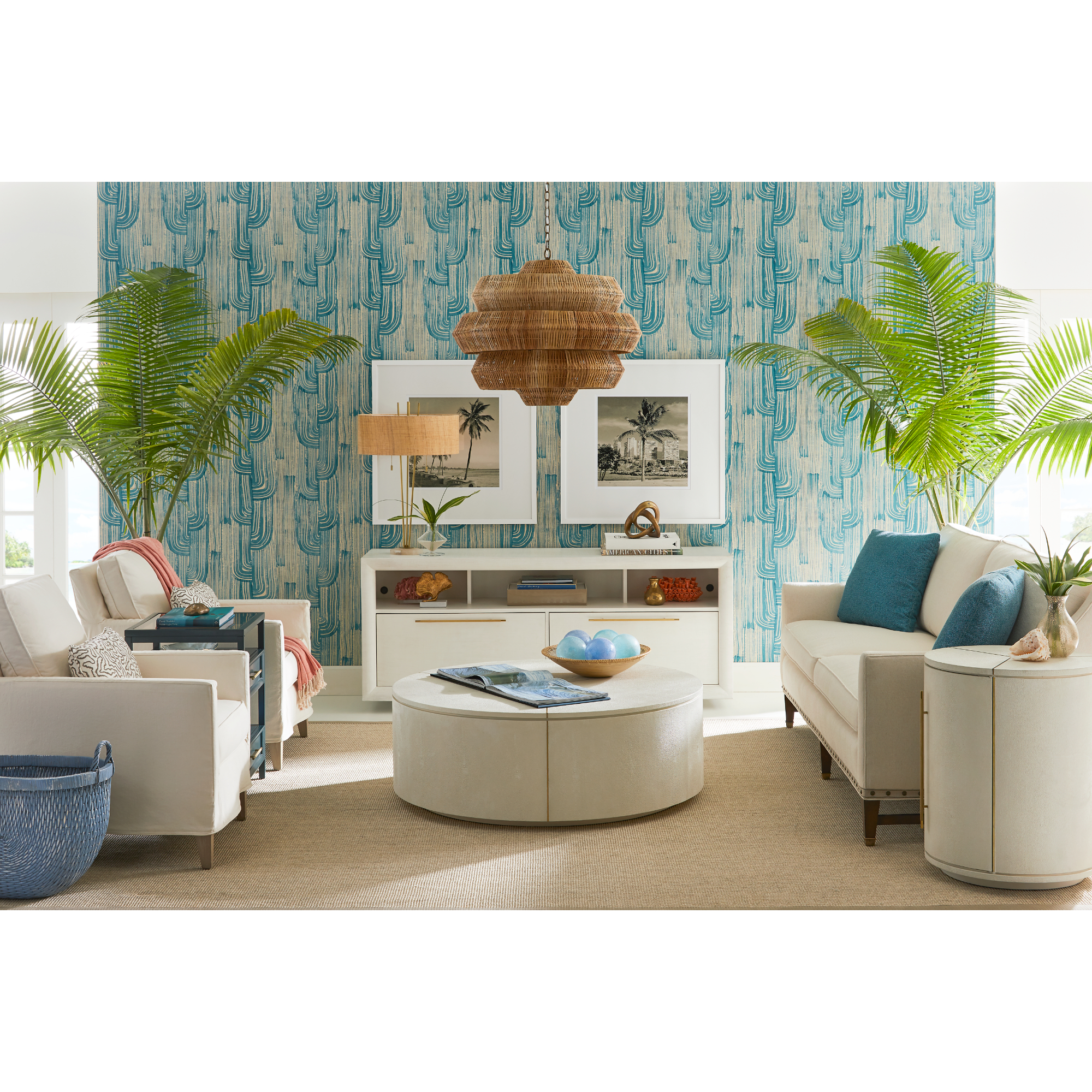 Living Room Globe Imports, Juniper Dell Round Lamp Tables